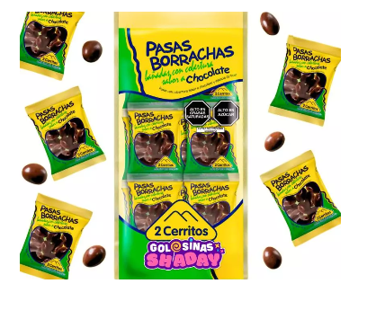 Pasas Borrachas 17gr Tira x 8 UND